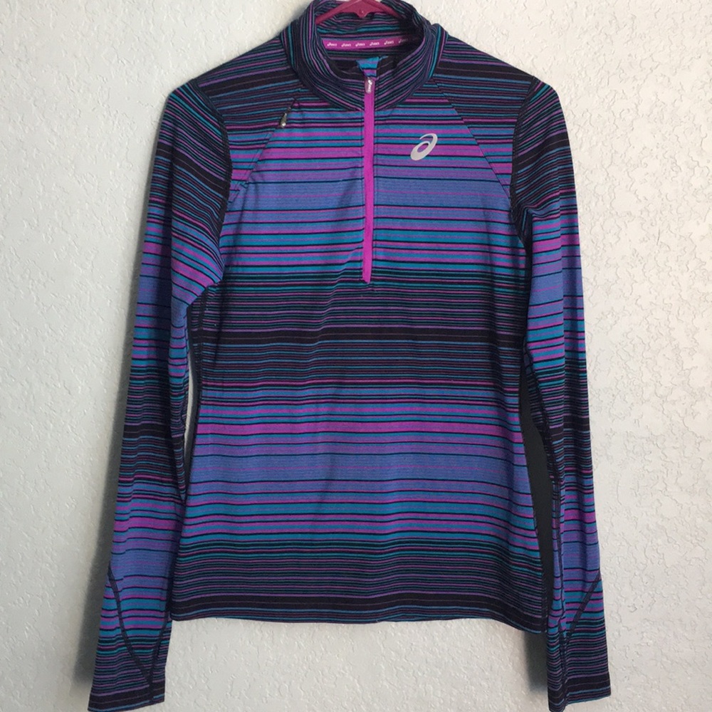 Asics quarter zip running athletic top